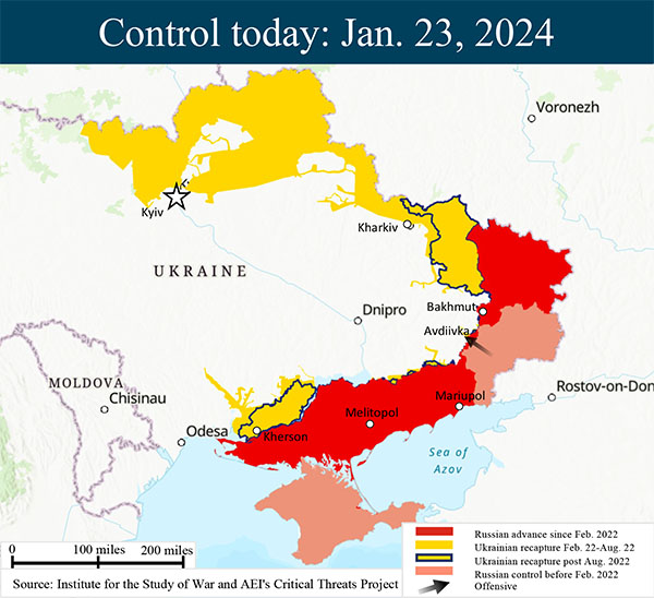 The RussiaUkraine War Report Card, Jan. 23, 2024 Russia Matters